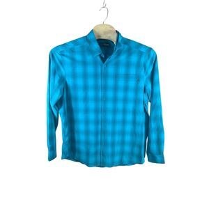 &Lore XXL Long Sleeve NWT Turquoise and Black Long Sleeve Shirt